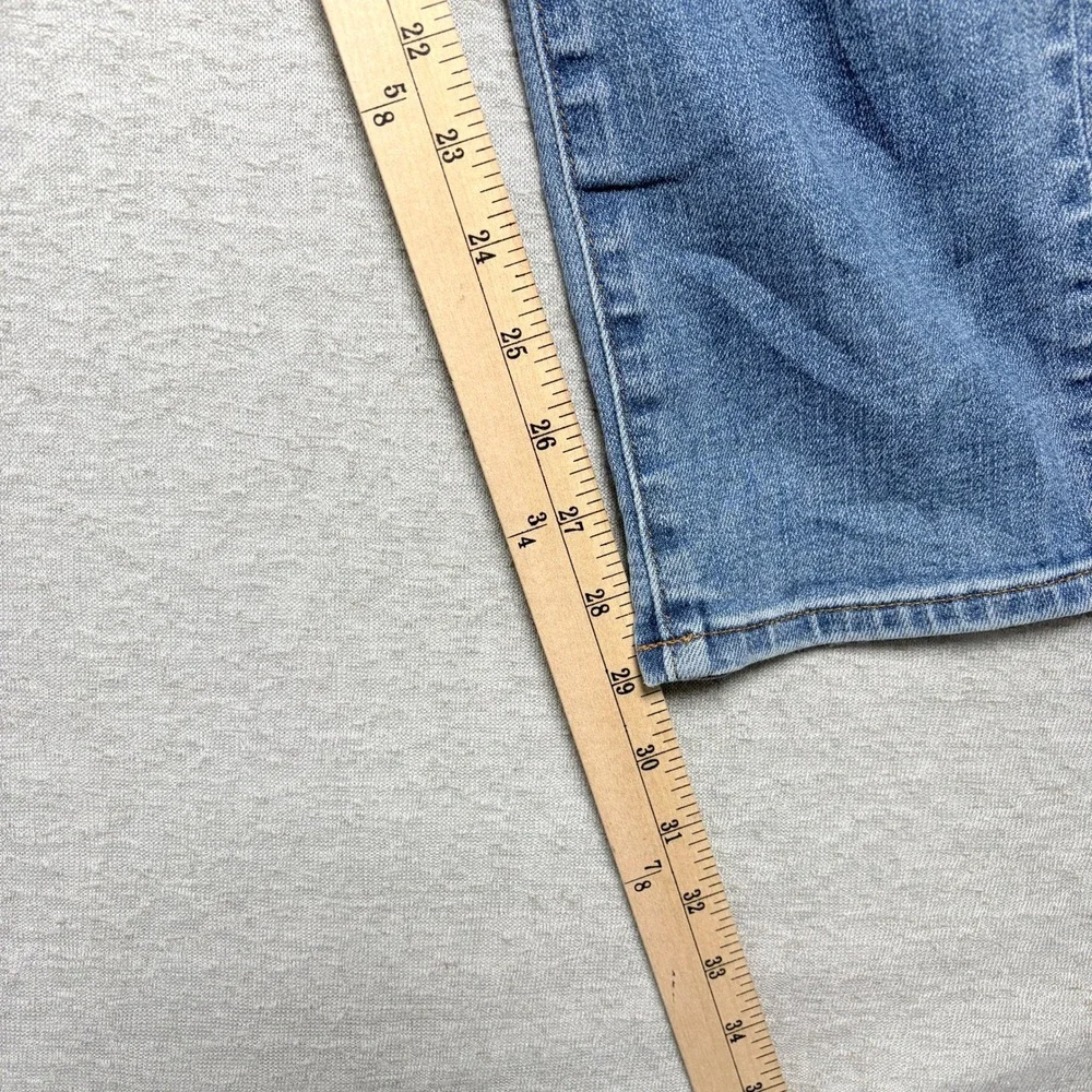 American Eagle Mens Slim Distressed Jeans 36x32 Blue Airflex+ Temp Tech Ripped